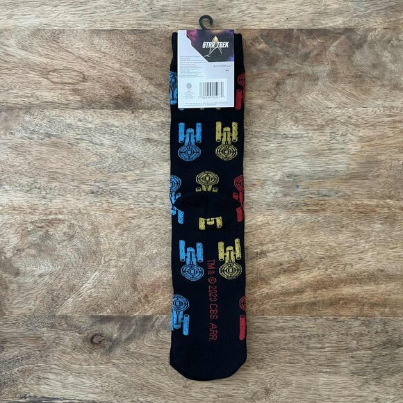5/$20 NEW Adult Star Trek USS Enterprise Socks - Picture 2 of 3